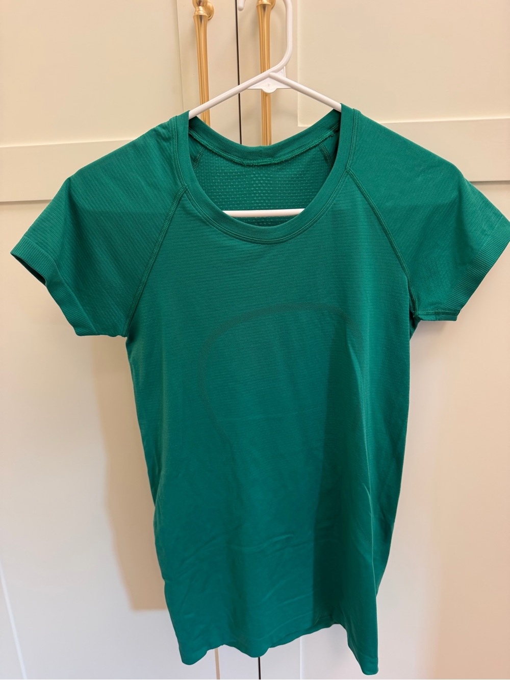 lululemon athletica Short Sleeve Crew Tee in Teal Green